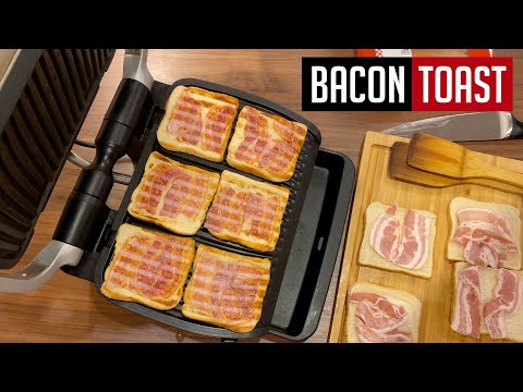 BACON TOAST im TEFAL OPTIGRILL