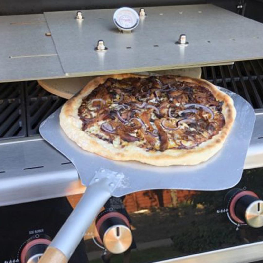 BBQ Sauce als Pizzasauc? Das geht ganz einfach mit Rauchig Süß und einer Pulled Pork BBQ Pizza.